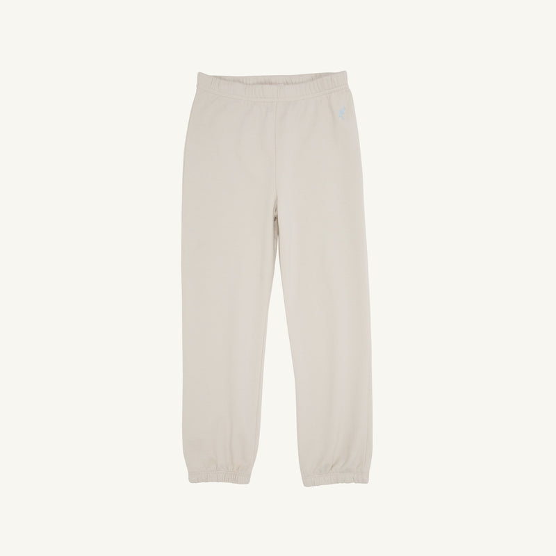 Gates Sweeney Sweatpant - Saratoga Stone with Buckhead Blue Stork