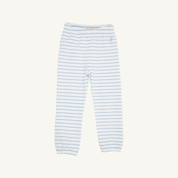 Gates Sweeney Sweatpants - Beale Street Blue Stripe with Beale Street Blue Stork