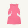 Gladys Day Dress - Hamptons Hot Pink with Worth Avenue White & Worth Avenue White Stork