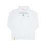 Prepletic™ Hayword Half-Zip (Unisex) - Worth Avenue White with Grace Bay Green