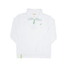 Prepletic™ Hayword Half-Zip (Unisex) - Worth Avenue White with Grace Bay Green