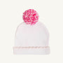 I'm Here Hat - Worth Avenue White with Palm Beach Pink