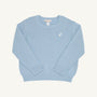 Isaac's Sweater (Unisex) - Barrington Blue with Palmetto Pearl Stork