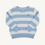 Isaac's Sweater - Beale Street Blue Stripe with Barrington Blue Stork