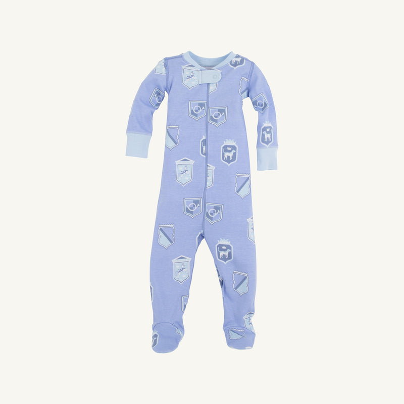 Knox's Night Night - Cricket's Coat of Arms (Blue) with Buckhead Blue