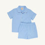 Lock's Little Short Set (Unisex) - Beale Street Blue with Worth Avenue White