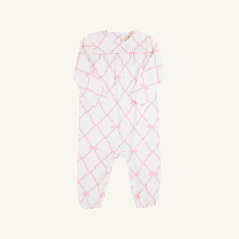 Long Sleeve Penny's Playsuit - Belle Meade Bow