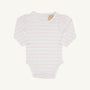 Long Sleeve Penny's Play Shirt & Onesie - Palm Beach Pink Stripe