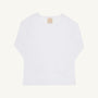 Long Sleeve Plain Jayne Play Shirt - Worth Avenue White