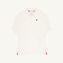 Long Sleeve Prim & Proper Polo & Onesie - Palmetto Pearl with Nantucket Navy Stork