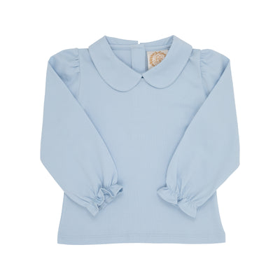 Maude's Peter Pan Collar Shirt & Onesie (Long Sleeve Pima) - Worth Ave ...