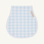 Oopsie Daisy Burp Cloth - Buckhead Blue Gingham with Worth Avenue White