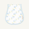 Oopsie Daisy Burp Cloth - Sir Proper Stork with Buckhead Blue