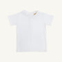 Peter Pan Collar Shirt & Onesie (Short Sleeve Pima) - Worth Avenue White