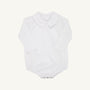 Peter Pan Collar Shirt & Onesie (Long Sleeve Woven) - Worth Avenue White