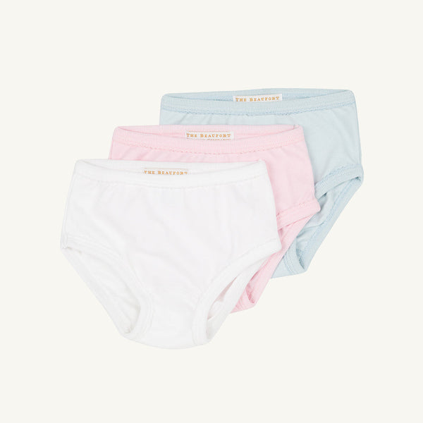 Pippy's Underpinnings Set - Palm Beach Pink, Worth Avenue White, & Buckhead Blue