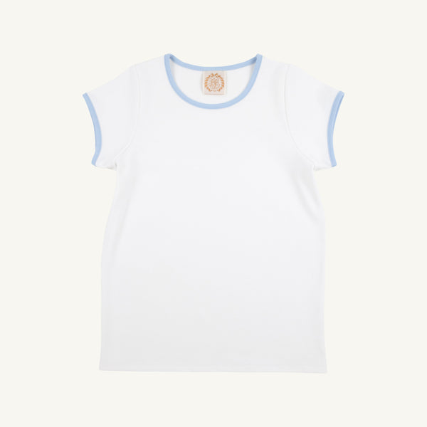 Plain Jayne Play Shirt - Worth Avenue White with Beale Street Blue