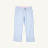 Prep School Pants - Breakers Blue Seersucker with Breakers Blue Stork