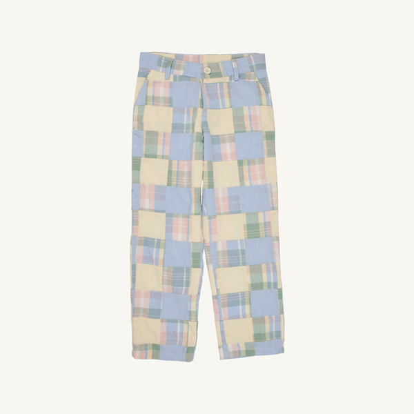 Prep School Pants - May River Madras with Worth Avenue White Stork