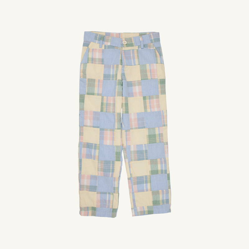 Prep School Pants - May River Madras with Worth Avenue White Stork