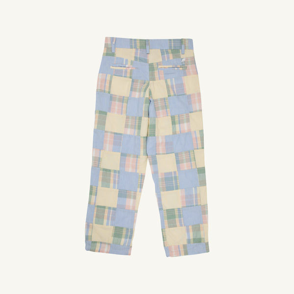 Prep School Pants - May River Madras with Worth Avenue White Stork