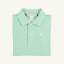 Prim & Proper Polo & Onesie - Grace Bay Green with Sunrise Blvd. & Worth Avenue White Stork