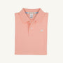 Prim & Proper Polo & Onesie - Pompano Peach with Multicolor Stork