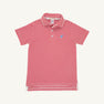 Prim & Proper Polo & Onesie - Richmond Red Stripe with Barbados Blue Stork