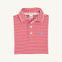 Prim & Proper Polo & Onesie - Richmond Red Stripe with Barbados Blue Stork