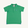 Prim & Proper Polo & Onesie - Kiawah Kelly Green with Barbados Blue Stork