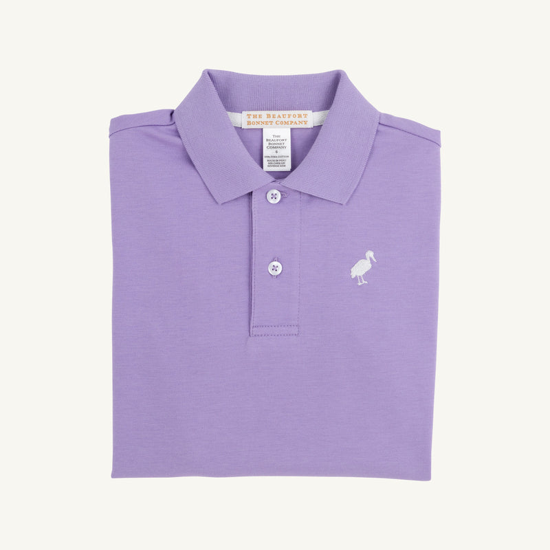 Prim & Proper Polo - Palisades Purple with Worth Avenue White Stork