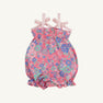 Rosey Romper - Mt. Paran Mini Floral with Palm Beach Pink