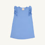 Ruehling Ruffle Dress - Barbados Blue