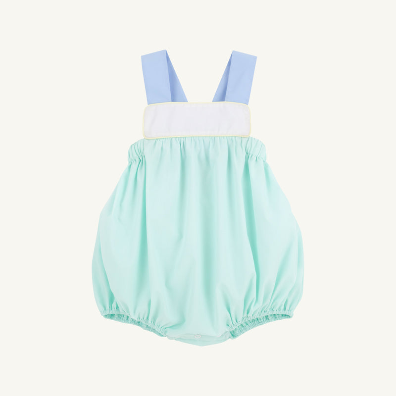 Samprey Sunsuit - Sea Island Seafoam, Worth Avenue White, Beale Street Blue, & Bellport Butter Yellow