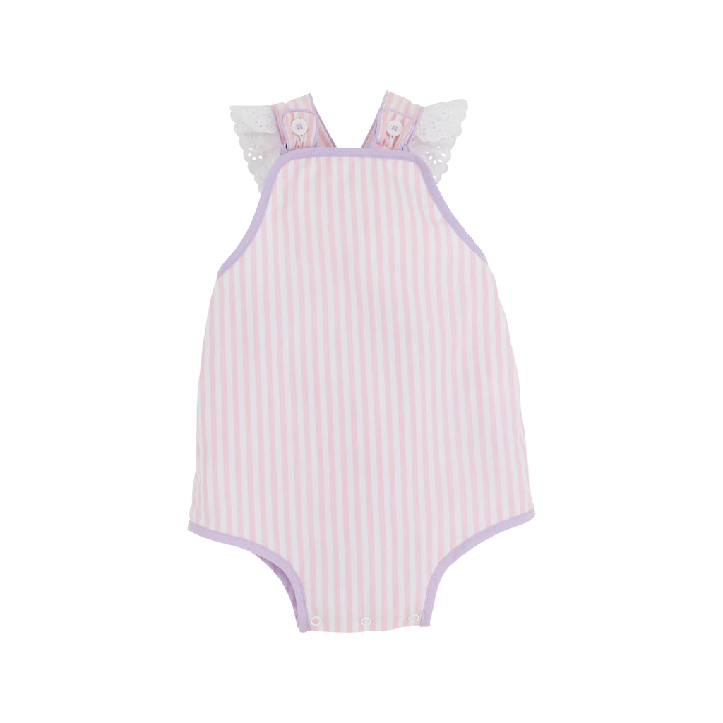 TBBC Saylor Sunsuit - Palm Beach popular Pink w/ Grace Bay Green 3T