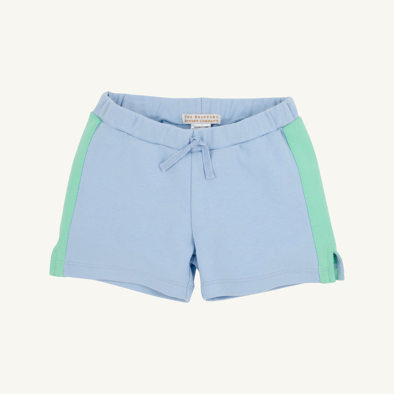 Shaefer Shorts - Beale Street Blue with Grace Bay Green Trim & Stork