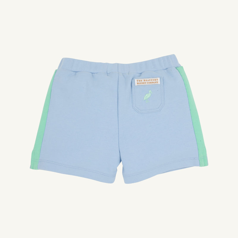 Shaefer Shorts - Beale Street Blue with Grace Bay Green Trim & Stork