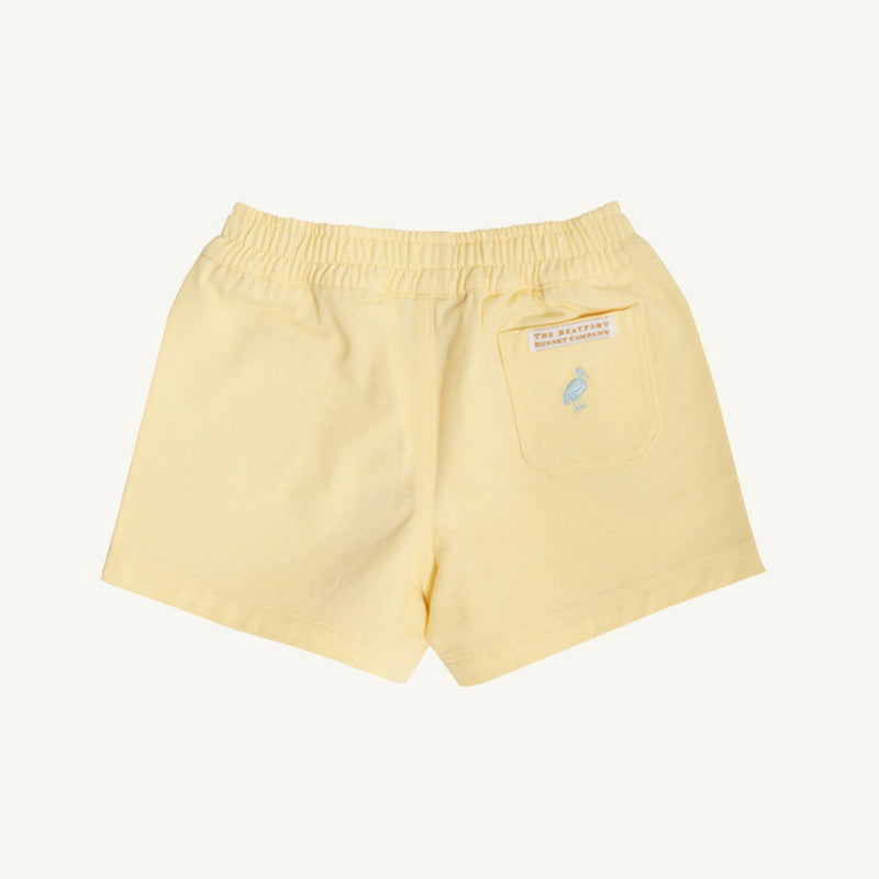 Sheffield Shorts - Bellport Butter Yellow with Buckhead Blue Stork