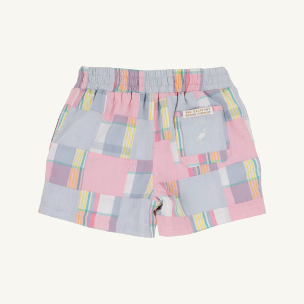 Sheffield Shorts - Morris Madras with Worth Avenue White Stork