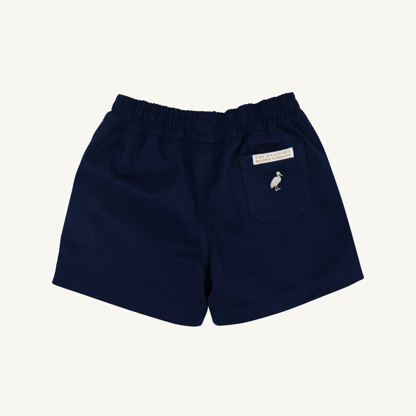 Sheffield Shorts - Nantucket Navy with Keeneland Khaki Stork