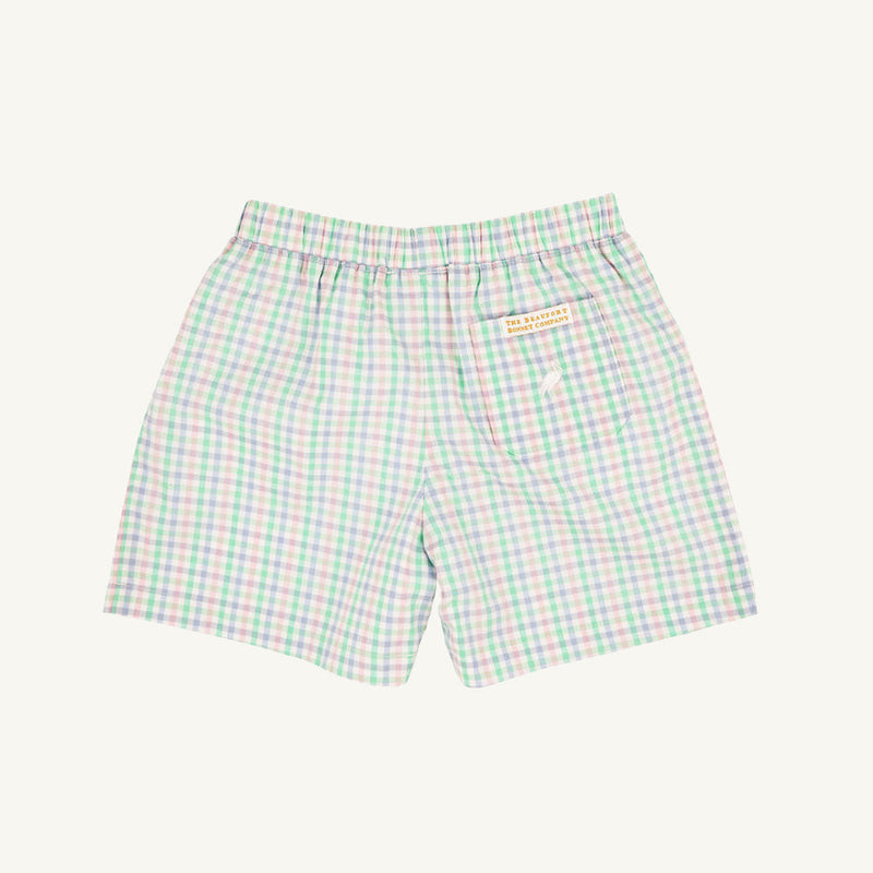 Shelton Shorts - Sir Proper's Preppy Plaid with Worth Avenue White Stork