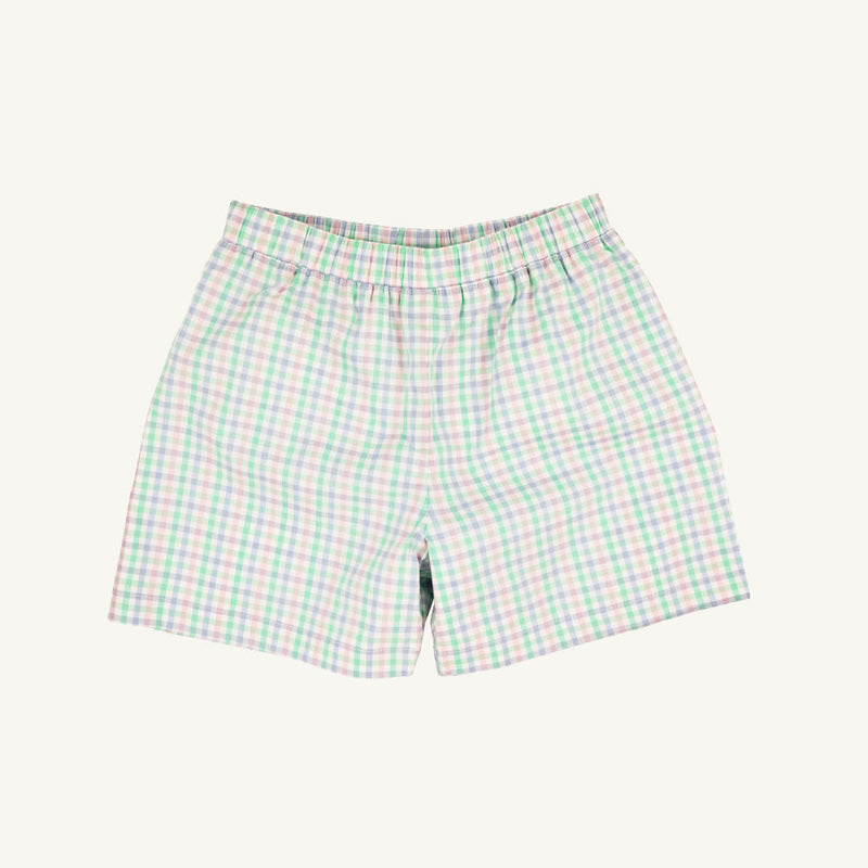 Shelton Shorts - Sir Proper's Preppy Plaid with Worth Avenue White Stork