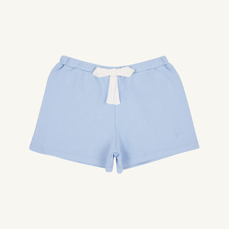 Shipley Shorts - Beale Street Blue with Worth Avenue White Bow & Stork