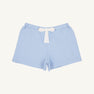 Shipley Shorts - Beale Street Blue with Worth Avenue White Bow & Stork