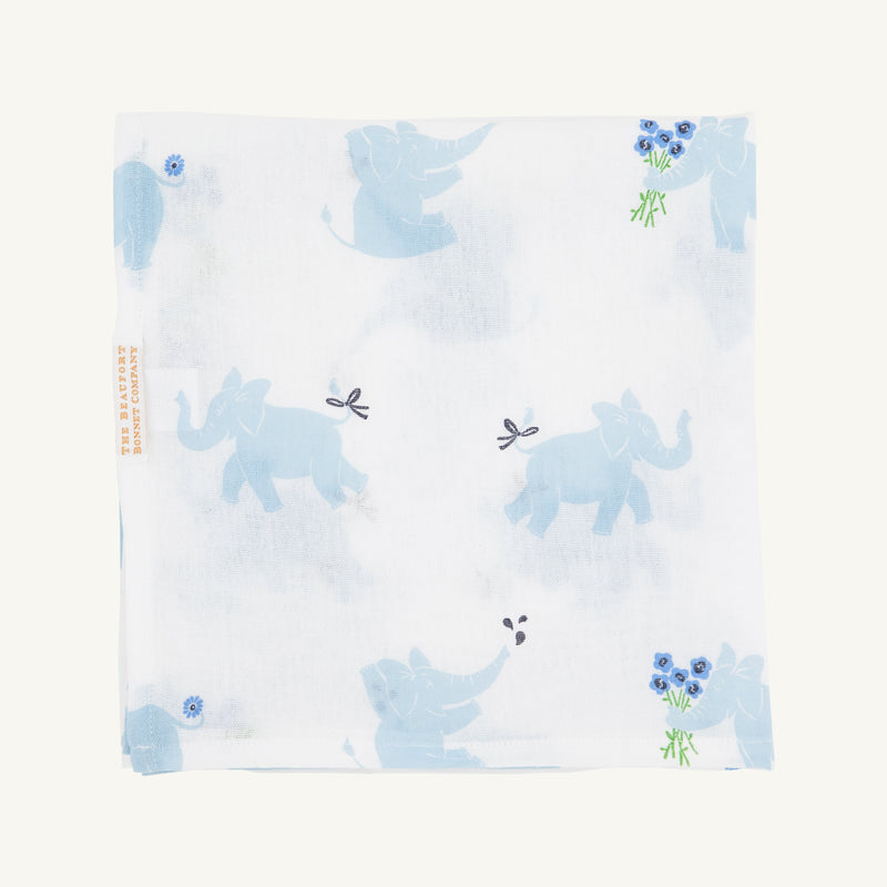 Silent Night Swaddle - Precious Peanut (Blue)