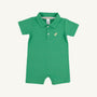 Sir Proper's Romper - Kiawah Kelly Green with Bellport Butter Yellow Stork