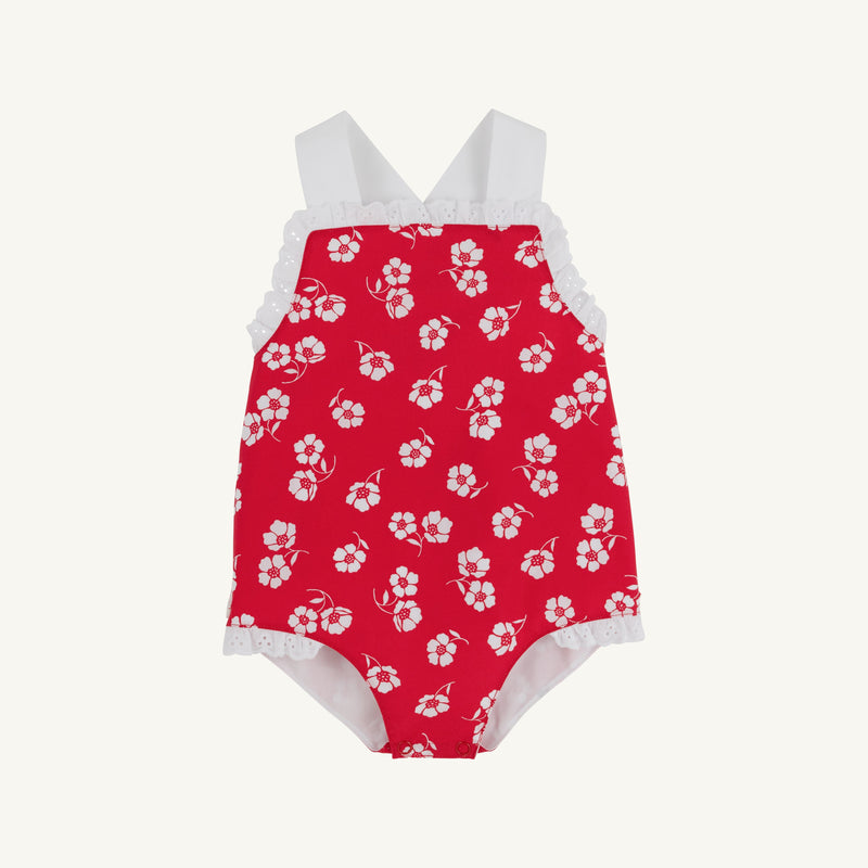 Sisi Sunsuit - Fairfax Flowers with Worth Avenue White