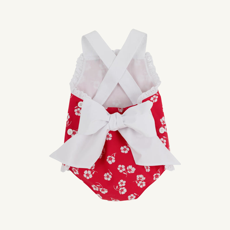 Sisi Sunsuit - Fairfax Flowers with Worth Avenue White