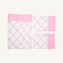 Sleep Tight Sheet Set - Belle Meade Bow with Pier Party Pink