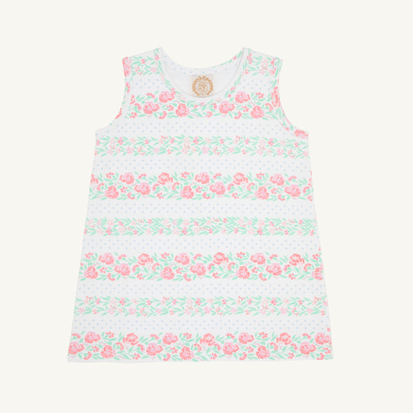 Sleeveless Polly Play Shirt - Gasparilla Garlands